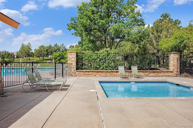 7410 Winter Berry Ln, Castle Pines, CO 80108 - community pool with a patio