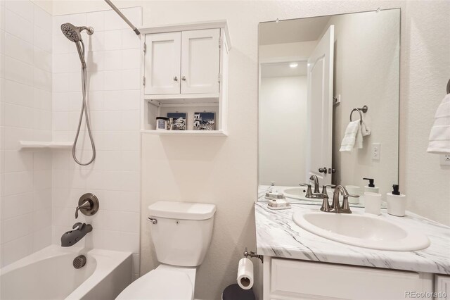 515 176th Ave, Broomfield, CO 80023 - bathroom featuring vanity, shower / washtub combination, and toilet