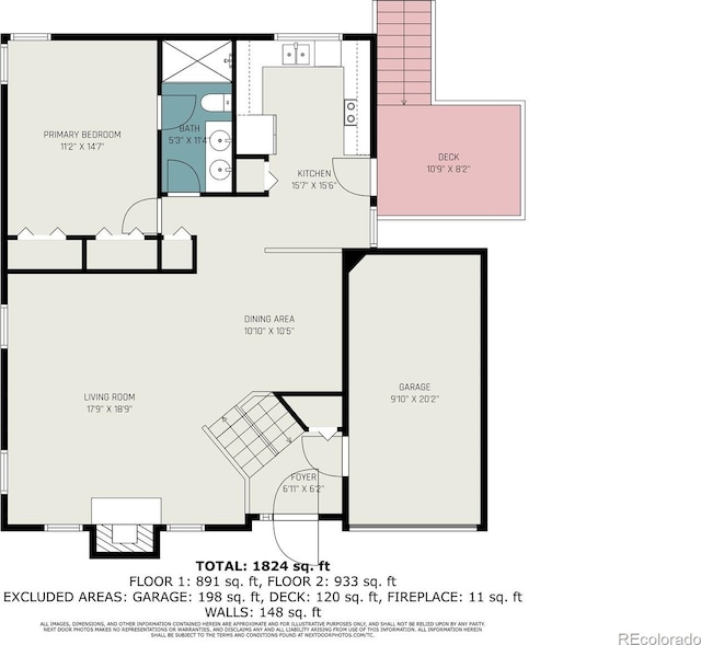 16724 E Hialeah Ave, Centennial, CO 80015 - view of room layout