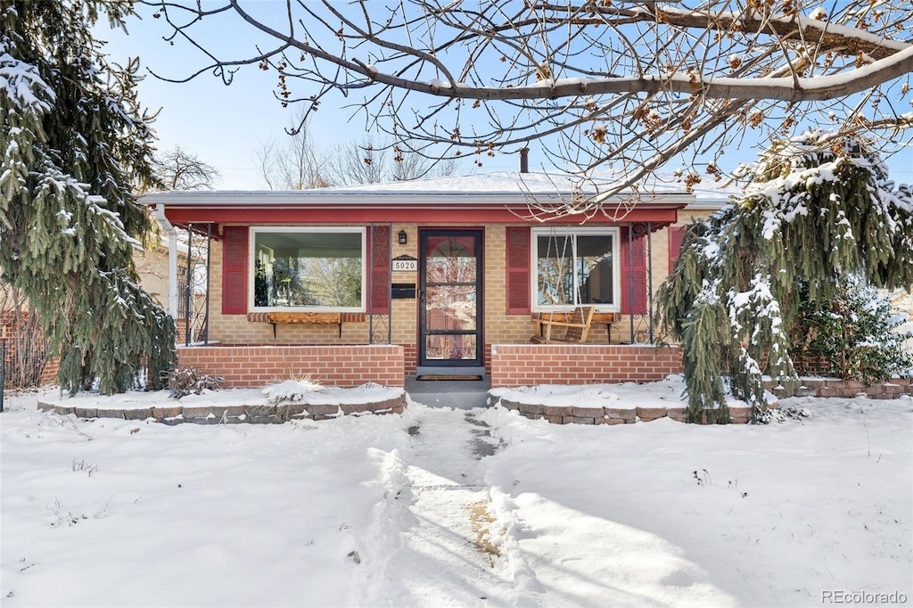 view of front of home