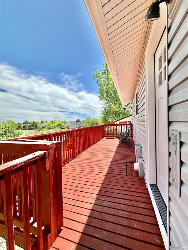 8820 Cody St, Broomfield, CO 80021 - view of wooden deck
