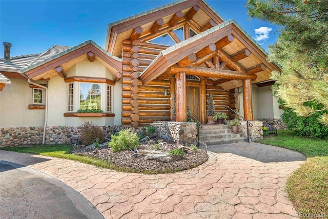 28267 Meadowlark Dr, Golden, CO 80401 - view of front of home featuring stucco siding