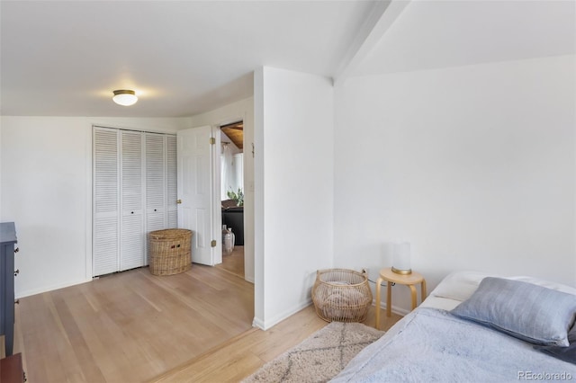 426 Corona Ave, Palmer Lake, CO 80133 - bedroom with wood finished floors and a closet