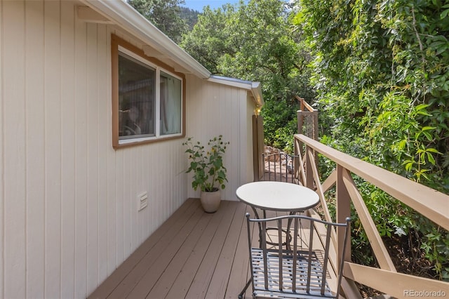 426 Corona Ave, Palmer Lake, CO 80133 - view of wooden deck