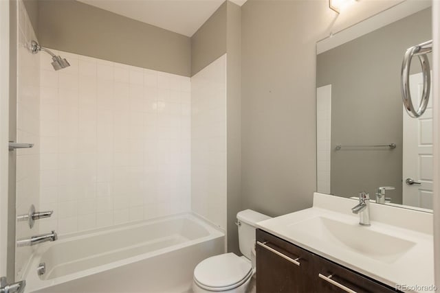 9781 Dunning Cir, Highlands Ranch, CO 80129 - bathroom featuring vanity and washtub / shower combination