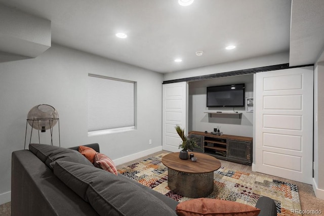 9781 Dunning Cir, Highlands Ranch, CO 80129 - living room with baseboards and recessed lighting