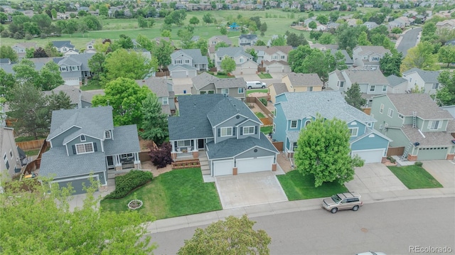 9884 Sydney Ln, Highlands Ranch, CO 80130 - aerial perspective of suburban area