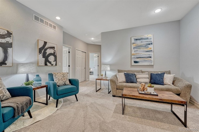 581 Stonemont Dr, Castle Pines, CO 80108 - living room with carpet flooring, recessed lighting, and baseboards