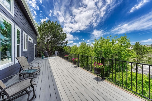 581 Stonemont Dr, Castle Pines, CO 80108 - view of deck
