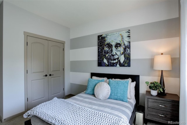 23451 E Rockinghorse Pkwy, Aurora, CO 80016 - bedroom featuring a closet and baseboards