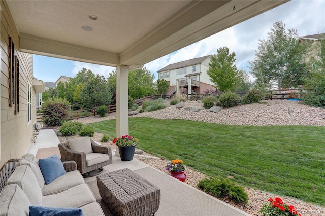 23451 E Rockinghorse Pkwy, Aurora, CO 80016 - view of patio with an outdoor living space