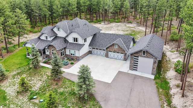 10525 Wild Fox Pl, Franktown, CO 80116 - view from above of property