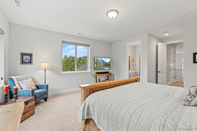 10525 Wild Fox Pl, Franktown, CO 80116 - bedroom featuring light carpet and ensuite bathroom