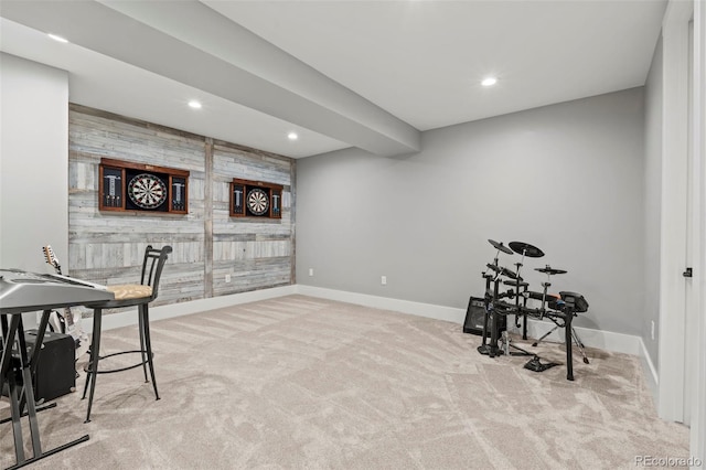 10525 Wild Fox Pl, Franktown, CO 80116 - office space featuring carpet and recessed lighting