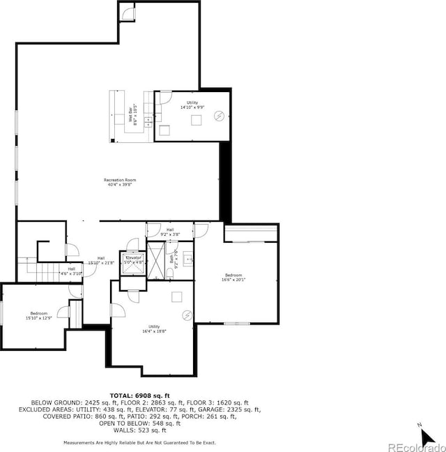 10525 Wild Fox Pl, Franktown, CO 80116 - view of home floor plan