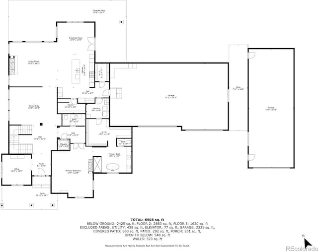 10525 Wild Fox Pl, Franktown, CO 80116 - view of home floor plan