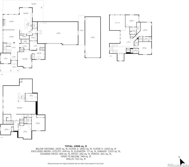 10525 Wild Fox Pl, Franktown, CO 80116 - view of floor plan / room layout