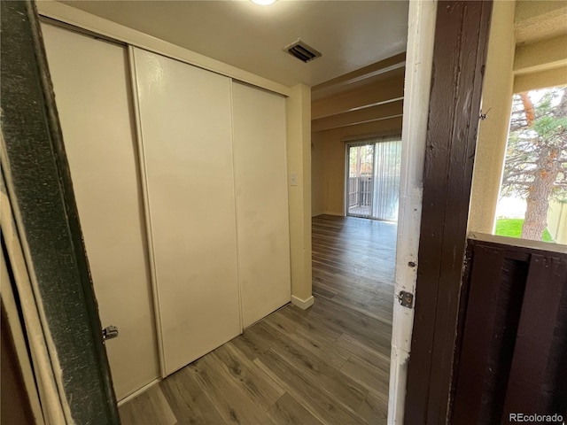9995 E Harvard Ave Unit 261, Denver, CO 80231 - corridor with wood finished floors