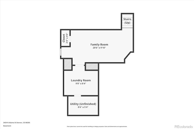 3429 N Adams St, Denver, CO 80205 - view of room layout
