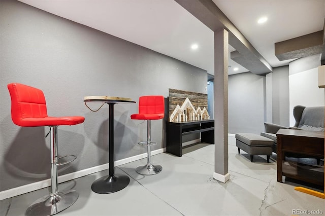 3429 N Adams St, Denver, CO 80205 - bar with concrete floors and recessed lighting