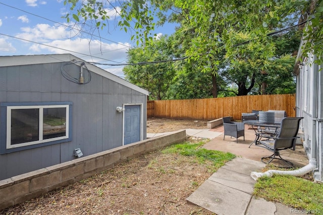 3429 N Adams St, Denver, CO 80205 - fenced backyard with a patio