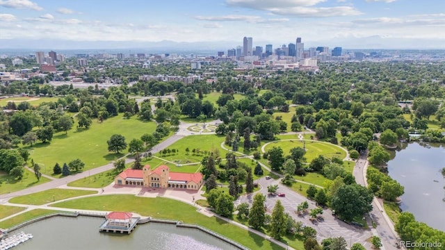 3429 N Adams St, Denver, CO 80205 - bird's eye view of city skyline and a nearby body of water