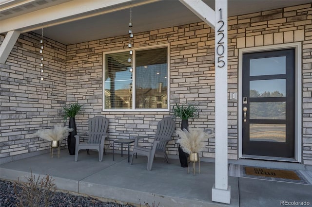 view of patio / terrace featuring a porch