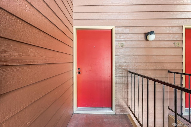 view of entrance to property