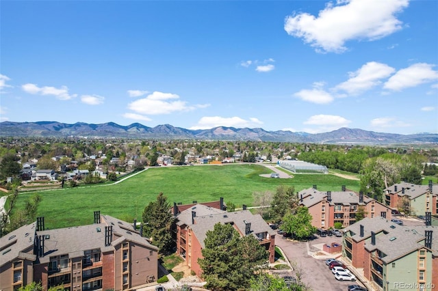 bird's eye view of mountains