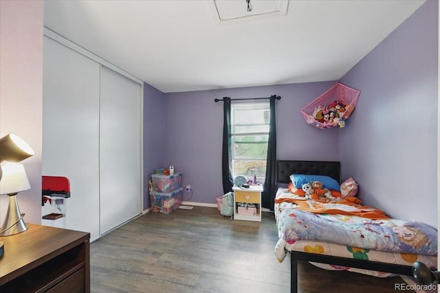 4058 Baytown Dr, Colorado Springs, CO 80916 - bedroom featuring wood finished floors