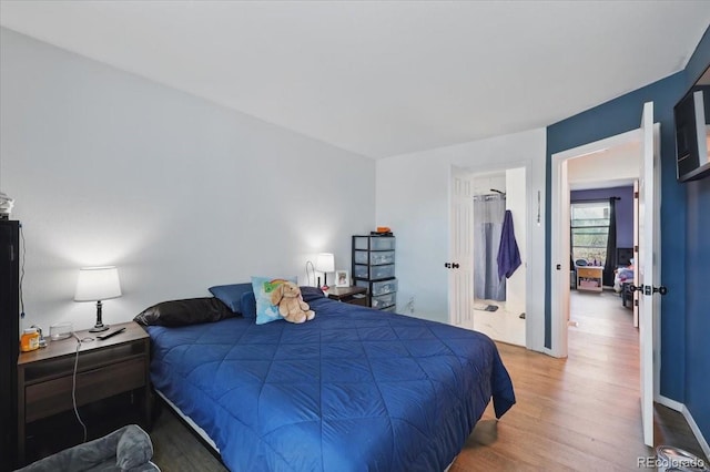 4058 Baytown Dr, Colorado Springs, CO 80916 - bedroom with light wood-style floors