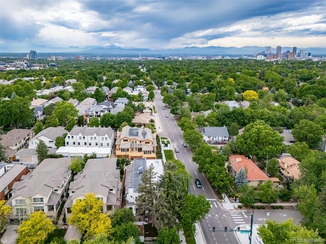 581 Garfield St, Denver, CO 80206 - aerial perspective of suburban area