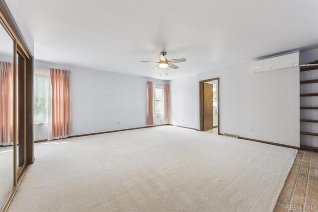 4855 S Joplin St, Aurora, CO 80015 - unfurnished room featuring ceiling fan, carpet floors, and baseboards