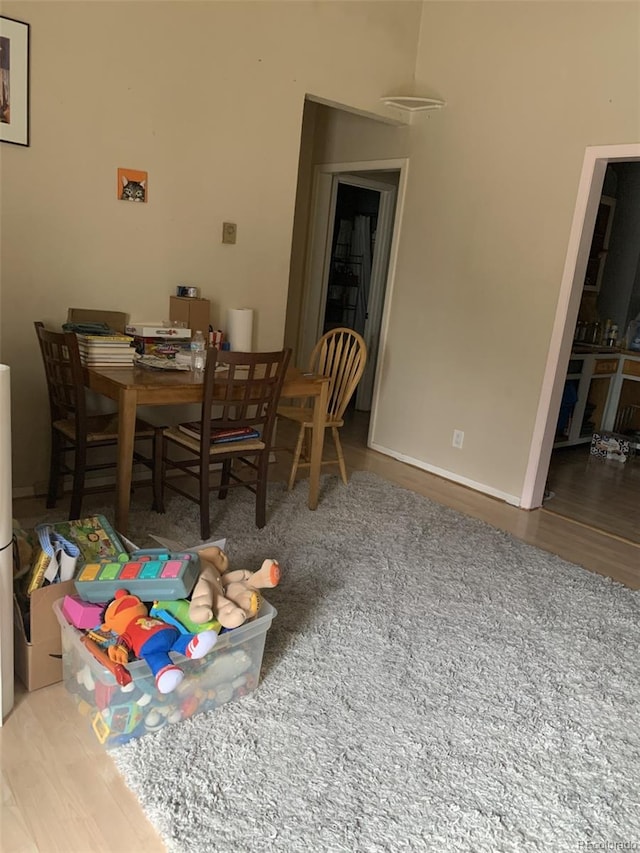 dining room featuring hardwood / wood-style floors