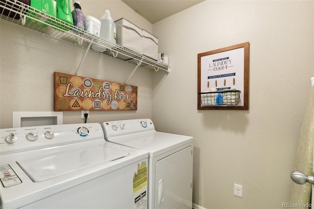 5302 Canadian Rose Vw, Colorado Springs, CO 80916 - laundry room with washing machine and clothes dryer