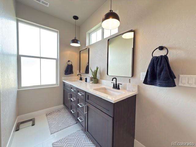 734 Flamecrest Dr, Fruita, CO 81521 - full bath with baseboards and double vanity