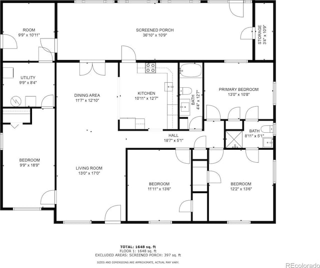 1151 Revere St, Aurora, CO 80011 - room layout