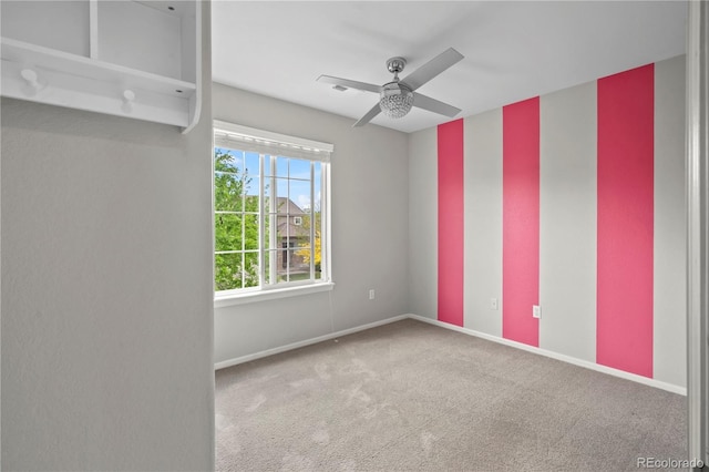 1160 S Fultondale Ct, Aurora, CO 80018 - carpeted empty room featuring ceiling fan and baseboards