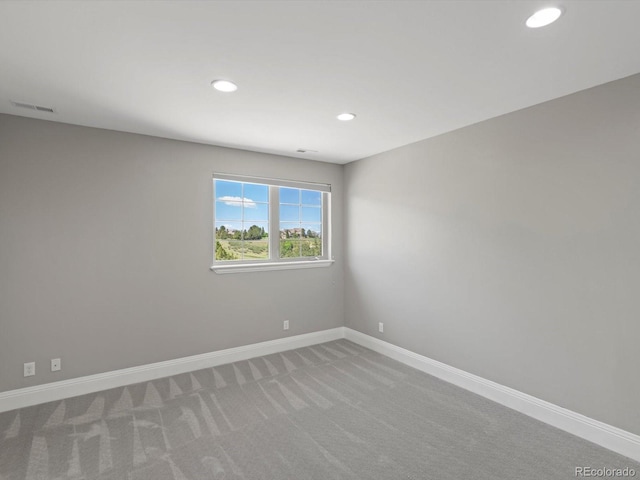 6995 S Ensenada St, Aurora, CO 80016 - spare room with carpet floors, recessed lighting, and baseboards