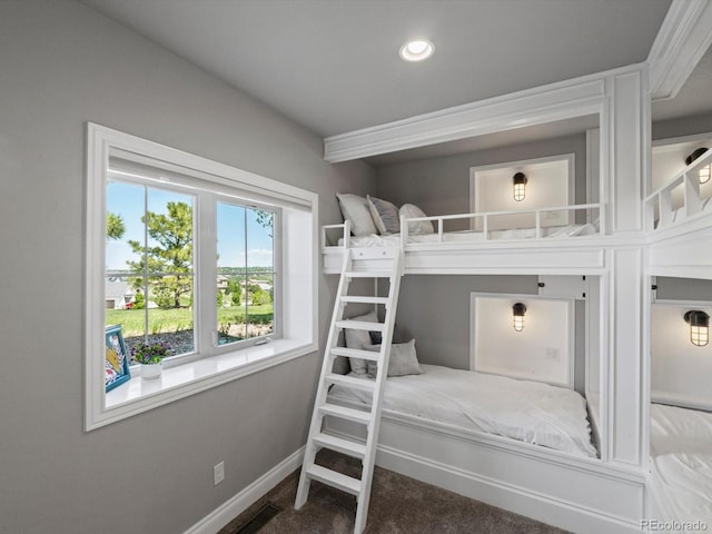 6995 S Ensenada St, Aurora, CO 80016 - carpeted bedroom featuring baseboards and recessed lighting