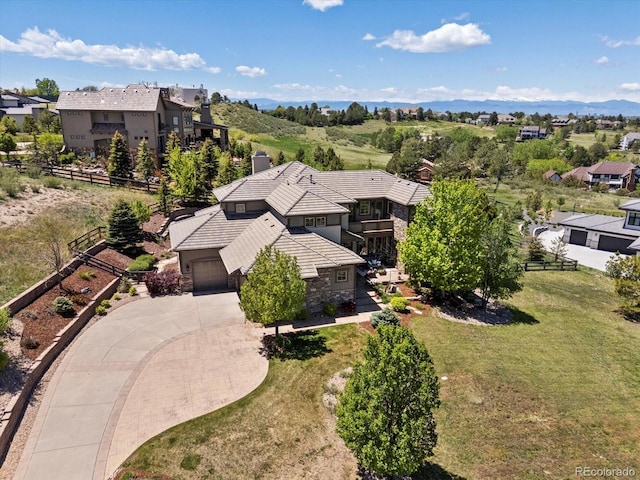 6995 S Ensenada St, Aurora, CO 80016 - aerial perspective of suburban area