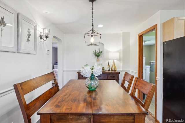 2311 W 46th Ave, Denver, CO 80211 - dining space featuring arched walkways