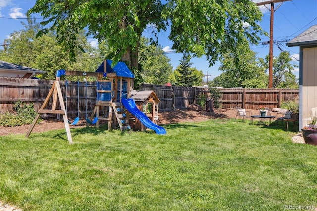 2311 W 46th Ave, Denver, CO 80211 - view of yard with a playground