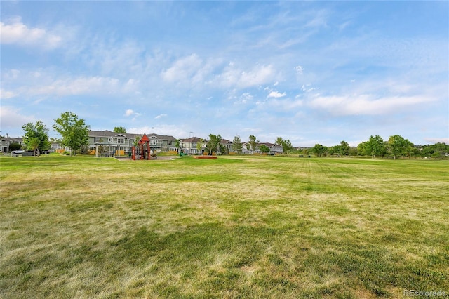 17442 Nature Walk Trl Unit 105, Parker, CO 80134 - view of green lawn with a residential view