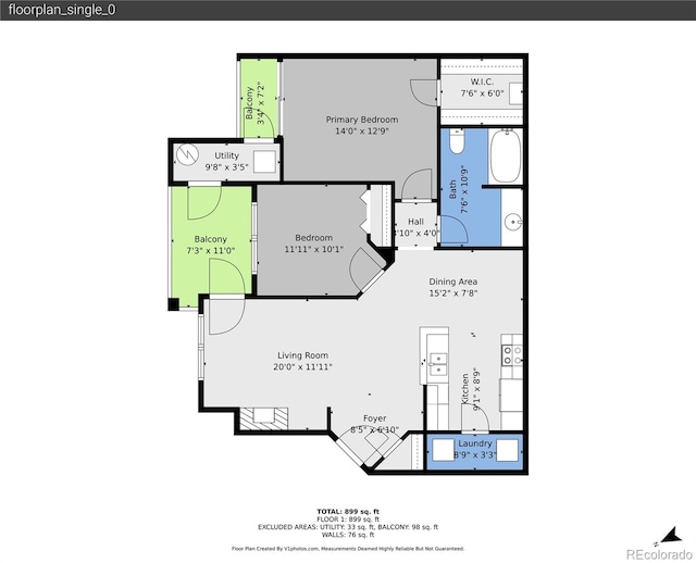 17442 Nature Walk Trl Unit 105, Parker, CO 80134 - view of room layout