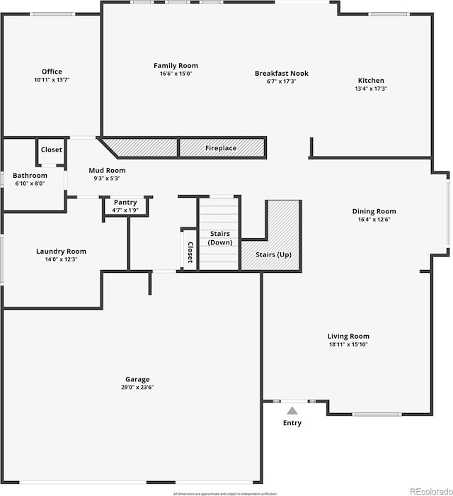 6345 S Ider Way, Aurora, CO 80016 - floor plan / room layout
