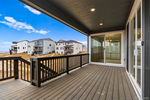 9322 Quaker St, Arvada, CO 80007 - wooden terrace with a residential view