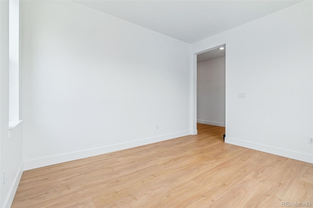 9322 Quaker St, Arvada, CO 80007 - empty room featuring baseboards and light wood-style flooring