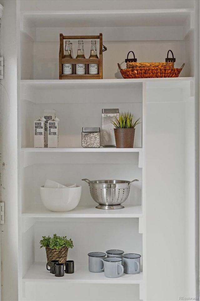 view of pantry