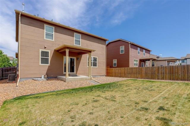 467 S 36th Ave, Brighton, CO 80601 - rear view of property featuring central AC and a patio